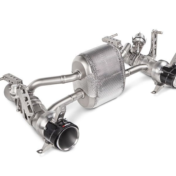 Akrapovic 16-17 Ferrari 488 GTB/488 Spyder Slip-On Line (Titanium) w/ Carbon Tips