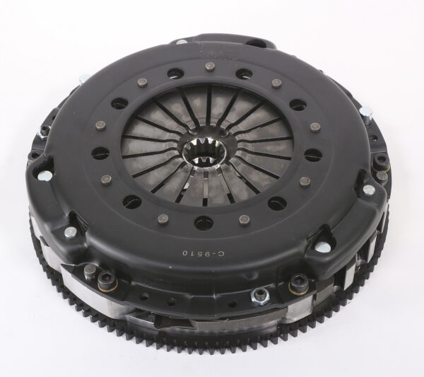 DKM Clutch BMW E9X 335i MS Organic Twin Disc Clutch Kit w/Flywheel (660 ft/lbs Torque)