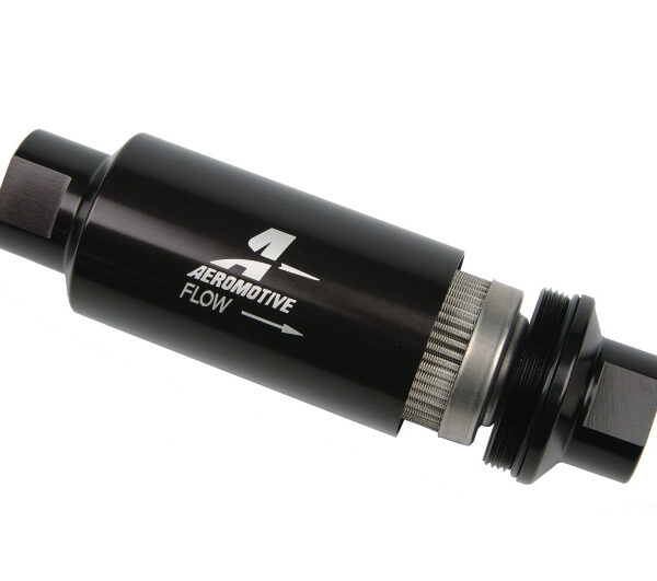 Aeromotive In-Line Filter - AN-10 - Black - 100 Micron