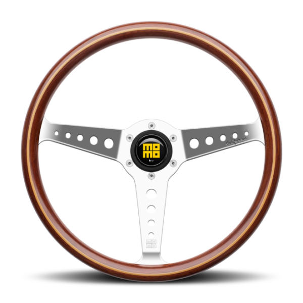 Momo California Wood Steering Wheel 360 mm - Mahogany Wood/Pol Spokes