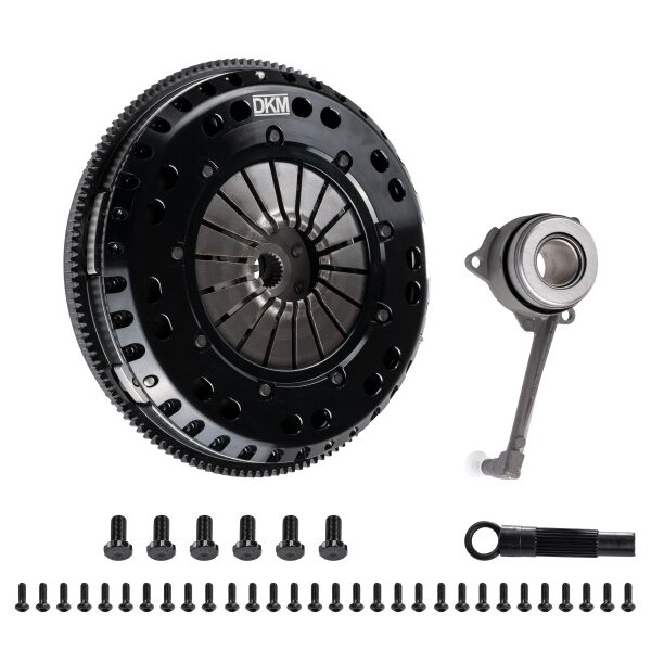 DKM Clutch 99-03 Audi A3 S3 Quattro MS Organic Twin Disc Clutch Kit w/Flywheel (660 ft/lbs Torque)