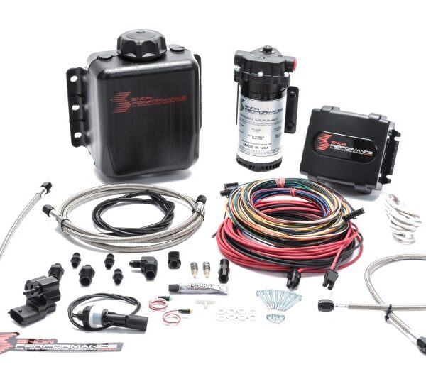 Snow Performance Stg 4 Boost Cooler Platinum Water Injection Kit (w/SS Braid Line and 4AN Fitting)