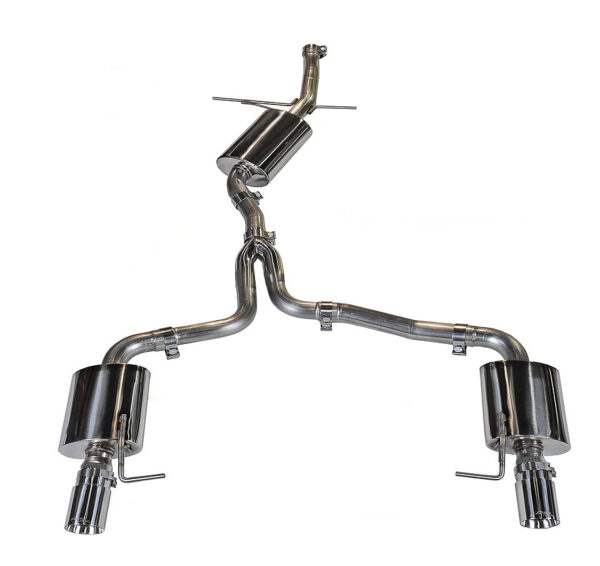 AWE Tuning Audi B8.5 All Road Touring Edition Exhaust - Dual Outlet Polished Silver Tips