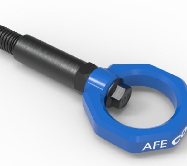 aFe Control Front Tow Hook Blue BMW F-Chassis 2/3/4/M