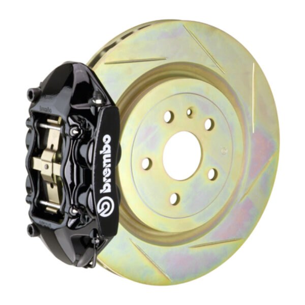 Brembo 08-13 C30 Front GT BBK 4 Piston Cast 336 x28 1pc Rotor Slotted Type-1-Black