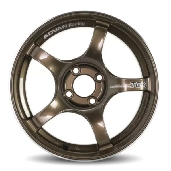Advan TC4 15x8 +38 4-100 Umber Bronze Metallic And Ring *Min Order Qty of 20*