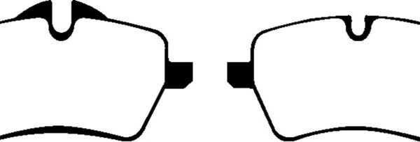 EBC 07-14 Mini Hardtop 1.6 Turbo Cooper S Greenstuff Front Brake Pads