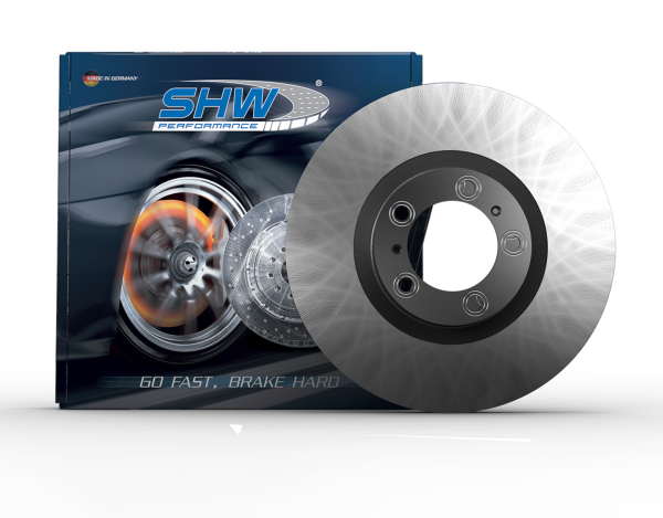 SHW 17-20 Porsche Panamera 4 3.0L w/18in Wheel Right Rear Smooth Monobloc Brake Rotor (971615602F)