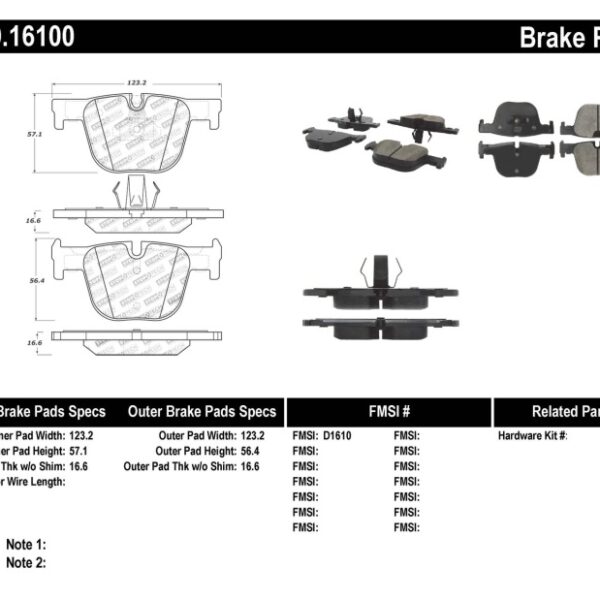 StopTech Performance Brake Pads