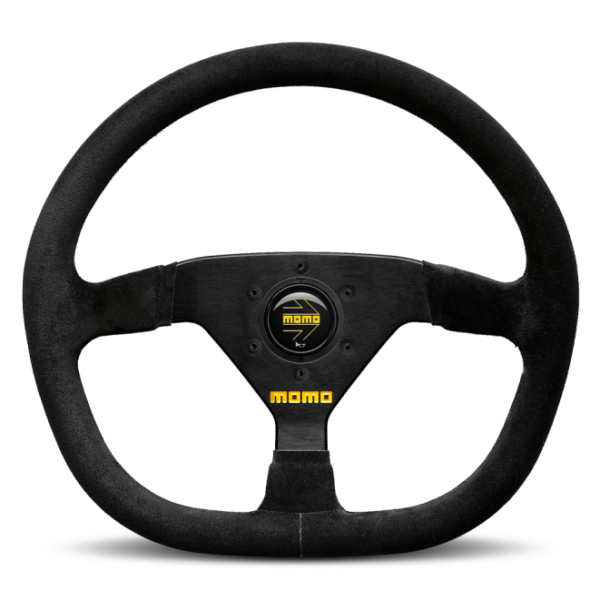 Momo MOD88 Steering Wheel 350 mm -  Black Suede/Black Spokes