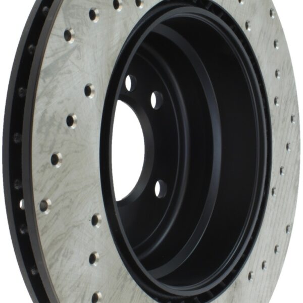 StopTech Sport Cross Drilled Brake Rotor - Front Left