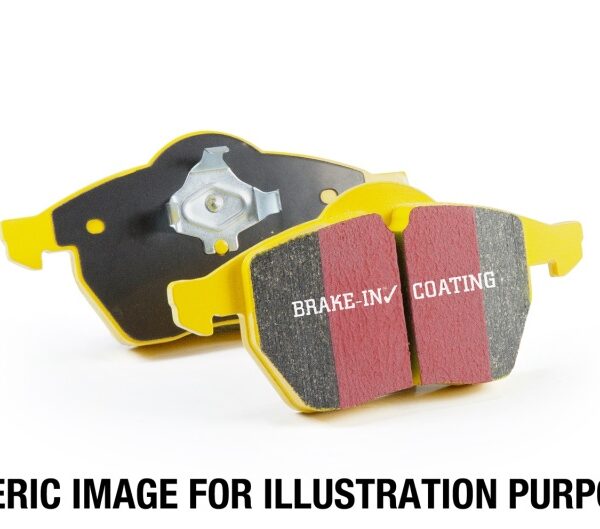 EBC 2018+ Porsche Cayenne (3rd Gen) 3.0L Turbo Yellowstuff Rear Brake Pads