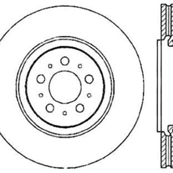 StopTech Slotted & Drilled Sport Brake Rotor