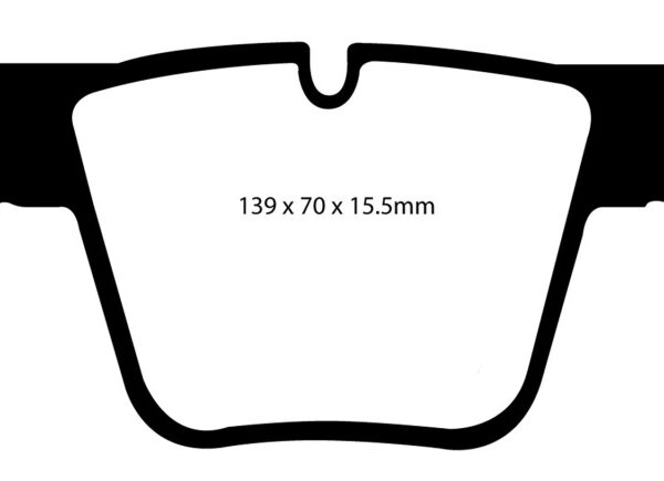 EBC 07-11 Mercedes-Benz CL63 AMG 6.2 Redstuff Front Brake Pads