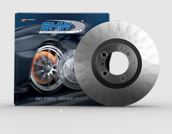 SHW 15-18 Porsche Macan Turbo 3.6L w/o Ceramic Brakes Rear Smooth Monobloc Brake Rotor (95B615601D)