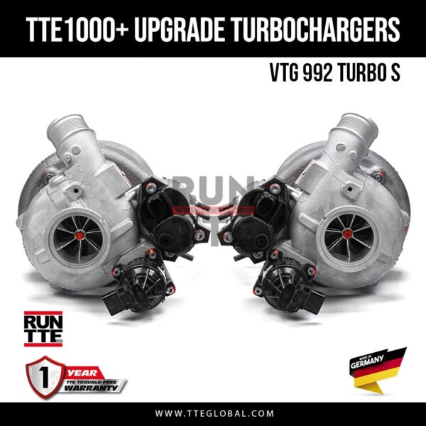TTE1000+ 5654 VTG 992 PORSCHE TURBO S UPGRADE TURBOCHARGERS