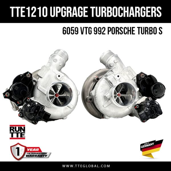 TTE1210 6059 VTG 992 PORSCHE TURBO S UPGRADE TURBOCHARGERS