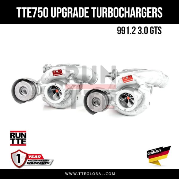 TTE750 5141 PORSCHE 991.2 3.0 GTS UPGRADE TURBOCHARGERS