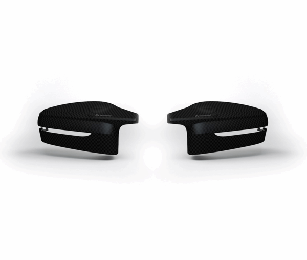 Akrapovic 2021+ BMW (G87) M2, (G80) M3 & (G82) M4 Mirror Cap Set- Matte Carbon