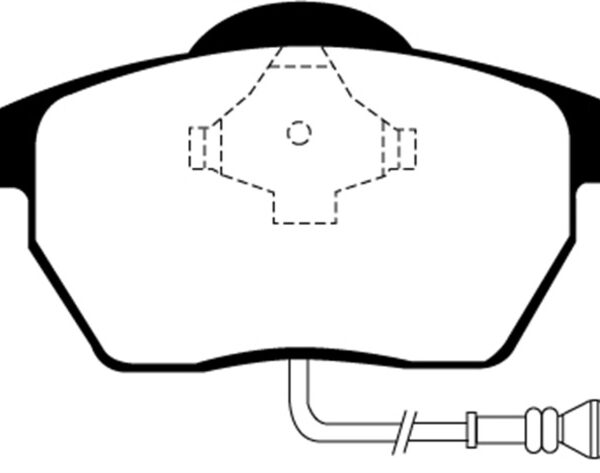 EBC 99-05 Volkswagen Beetle 1.8 Turbo Greenstuff Front Brake Pads
