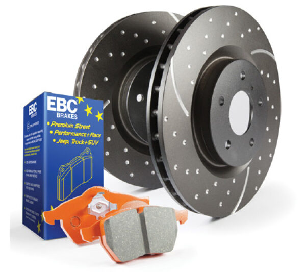 EBC S8 Brake Pad and Rotor Kit