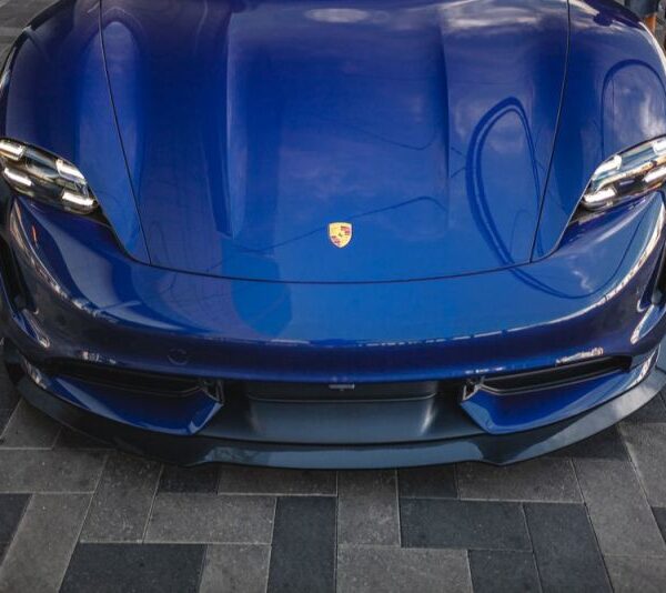 VR Aero Porsche Taycan Turbo/Turbo S Carbon Fiber Front Lip Spoiler