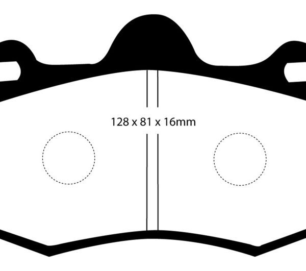EBC 10+ Lotus Evora 3.5 Redstuff Front Brake Pads