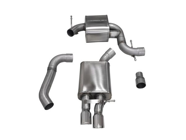 Corsa 06-10 Volkswagen GLI Mk5 Polished Touring Cat-Back Single Rear Exit Polished Pro-Serie
