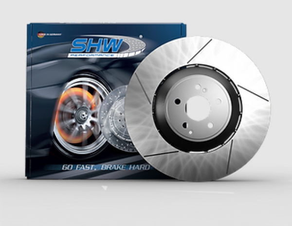SHW 10-16 Porsche Panamera Turbo 4.8L w/o Ceramics Left Front Slotted LW Brake Rotor (298615301C)