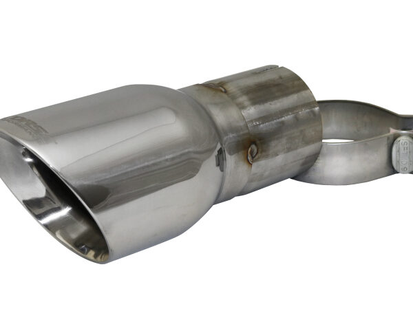 Corsa Single Universal 3.0in Inlet / 4in Outlet Polished Pro-Series Tip Kit