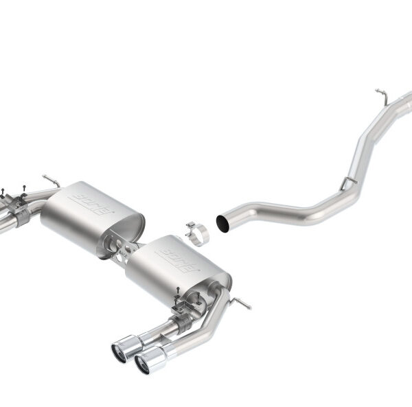 Borla 13-15 Audi S3 S-Type Dual Round Rolled Catback Exhaust