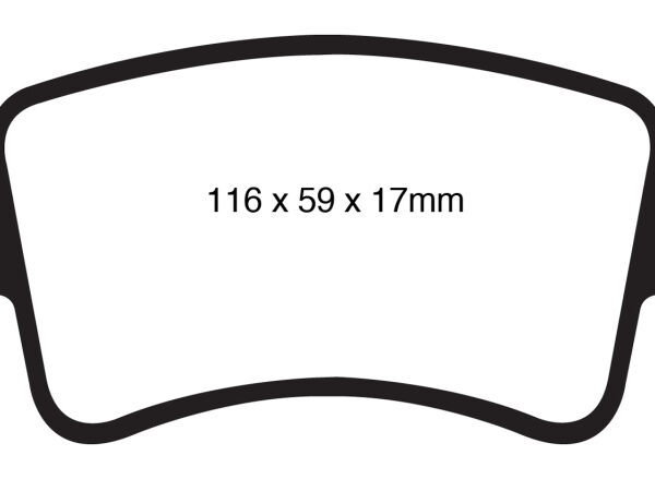 EBC 09-11 Audi A4 2.0 Turbo Redstuff Rear Brake Pads