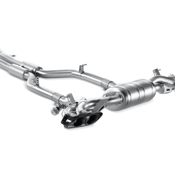 Akrapovic 10-14 AMG SLS Coupe/Roadster Evolution Line Cat Back (Titanium) w/ Carbon Tips