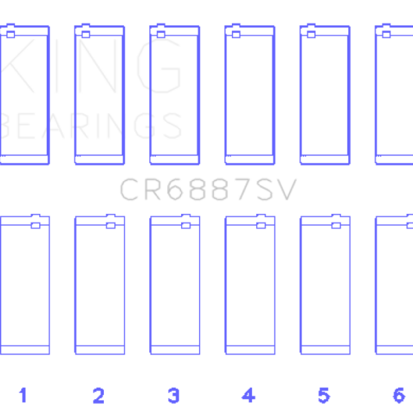 King BMW B58B30A Performance Rod Bearing Set