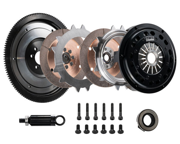 DKM Clutch 09-10 BMW 135i 215mm Ceramic Twin Disc MRX Clutch Kit w/Flywheel (850 ft/lbs Torque)