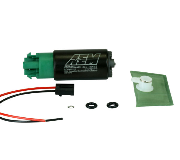 AEM 340LPH 65mm Fuel Pump Kit w/ Mounting Hooks - Ethanol Compatible