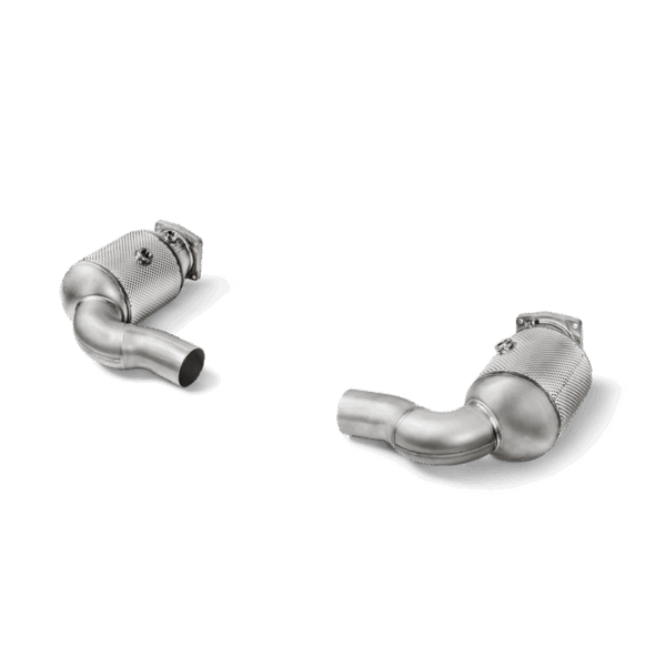 Akrapovic 16-17 Porsche 911 Turbo/Turbo S (991.2) Link Pipe Set w/ Cat (SS)