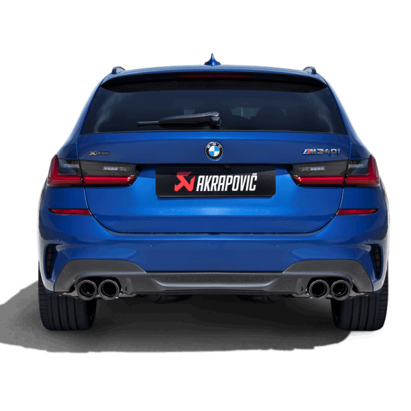 Akrapovic 20-22 BMW M340i (G20, G21) Slip-On Line (Titanium) (Requires BMW Part #18308686640)