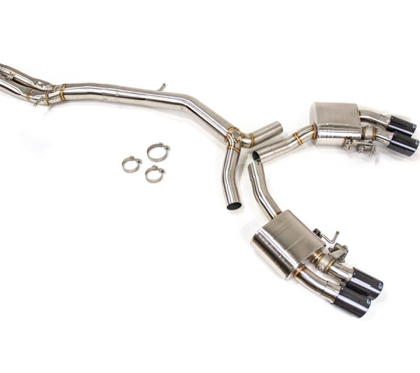 VR Performance Audi RS5/B9 Stainless Valvetronic Exhaust System with Carbon Tips