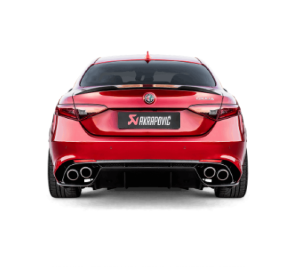 Akrapovic 17-19 Alfa Romeo Giulia Quadrifoglio Evolution Line Cat Back (Titanium)
