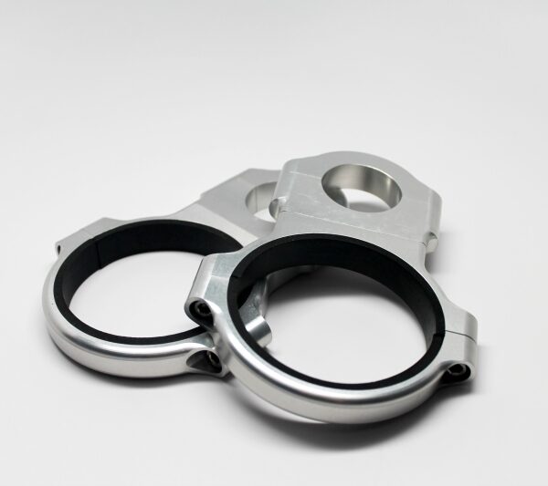 Fuelab Cage Mount Fuel Pump & Filter Combo Billet Bracket Set - (1) Pump Bracket (1) Filter Bracket