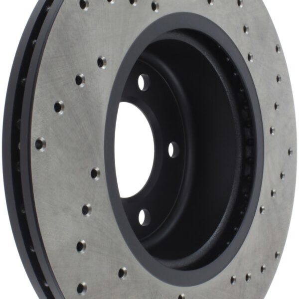 StopTech Sport Cross Drilled Brake Rotor - Rear Left