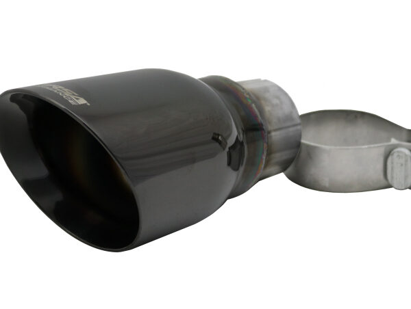 Corsa Single Universal 2.5in Inlet / 4in Outlet Black PVD Pro-Series Tip Kit