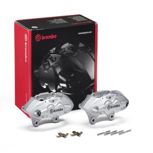 Brembo OE 16-21 BMW M2/15-18 M3/15-20 M4 Hydraulic Front X-Style Brake Calipers - Silver