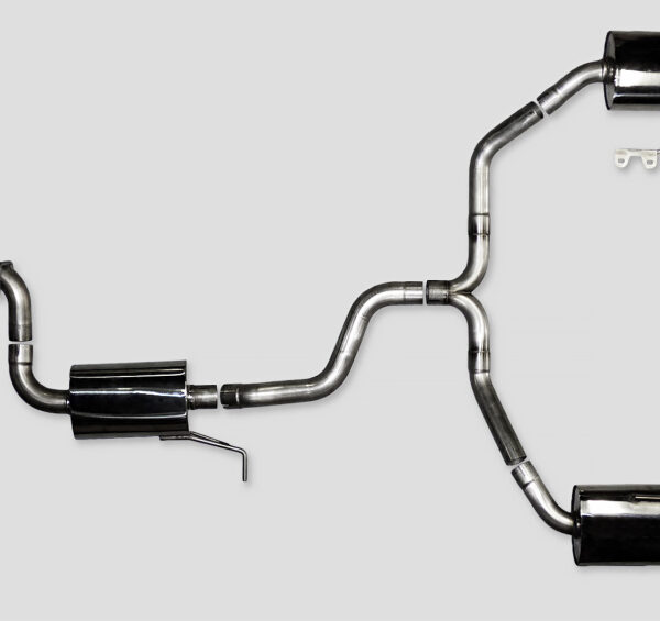 AWE Tuning VW CC Touring Edition Exhaust Dual Outlet - Diamond Black Tips