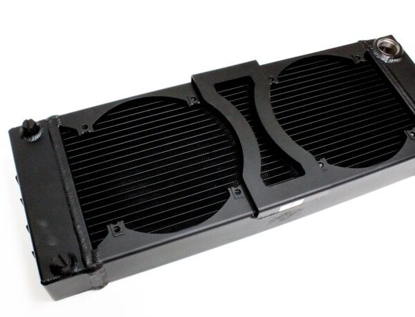 Rywire Tucked Flipable 24x9 (Small) Radiator (Matte Black Finish)