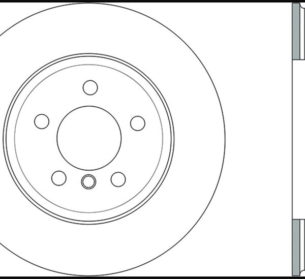 StopTech 2011-2013 BMW 535i / 2012-2016 BMW 640i Slotted & Drilled Front Right Brake Rotor