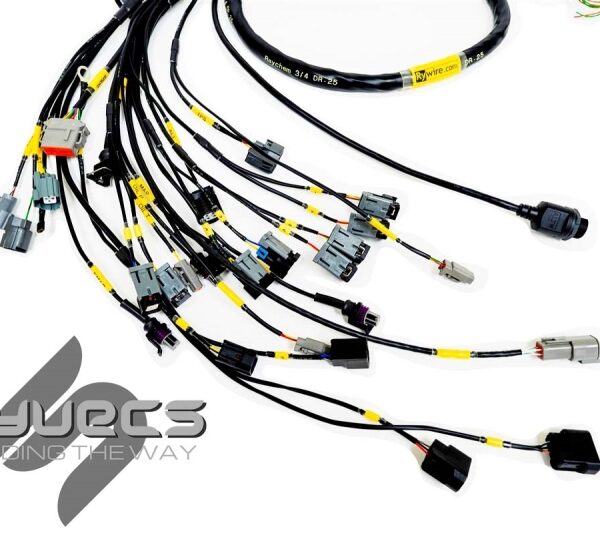 Rywire K-Series Naturally Aspirated w/Syvecs S7 ECU Engine Harness (w/4 Inj / No EMAP/Boost)