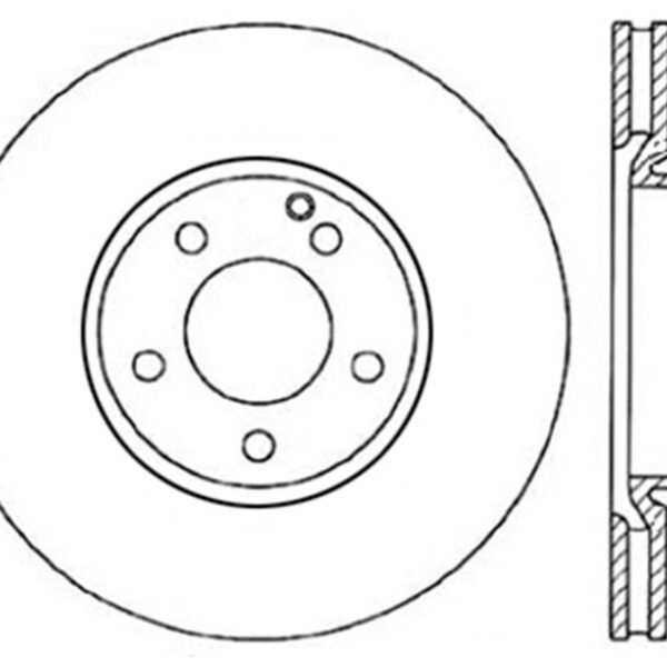 StopTech Drilled Sport Brake Rotor