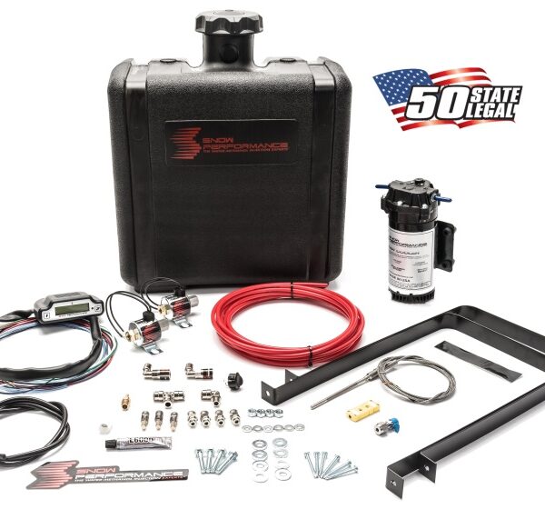 Snow Performance Stg 3 Boost Cooler Water Injection Kit TD (Red Hi-Temp Tubing and Quick Fittings)